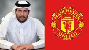 amid takeover rumors around Sheikh Jassim, Manchester United stock price increases.