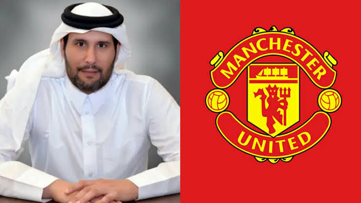 Amid takeover rumors around Sheikh Jassim, Manchester United stock price increases.