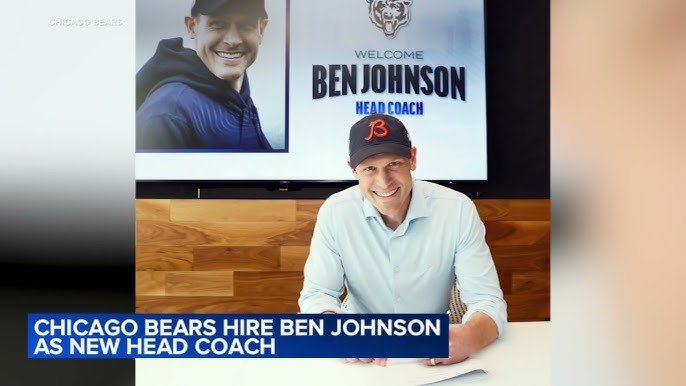 The Chicago Bears have appointed Ben Johnson, the former offensive coordinator