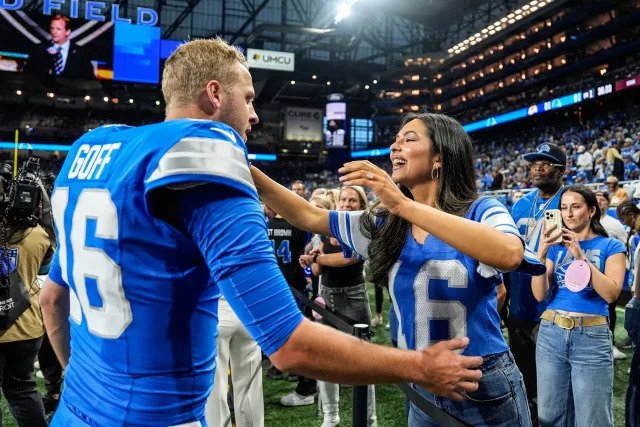 During an interview in the 2024 NFL season, Detroit Lions quarterback Jared